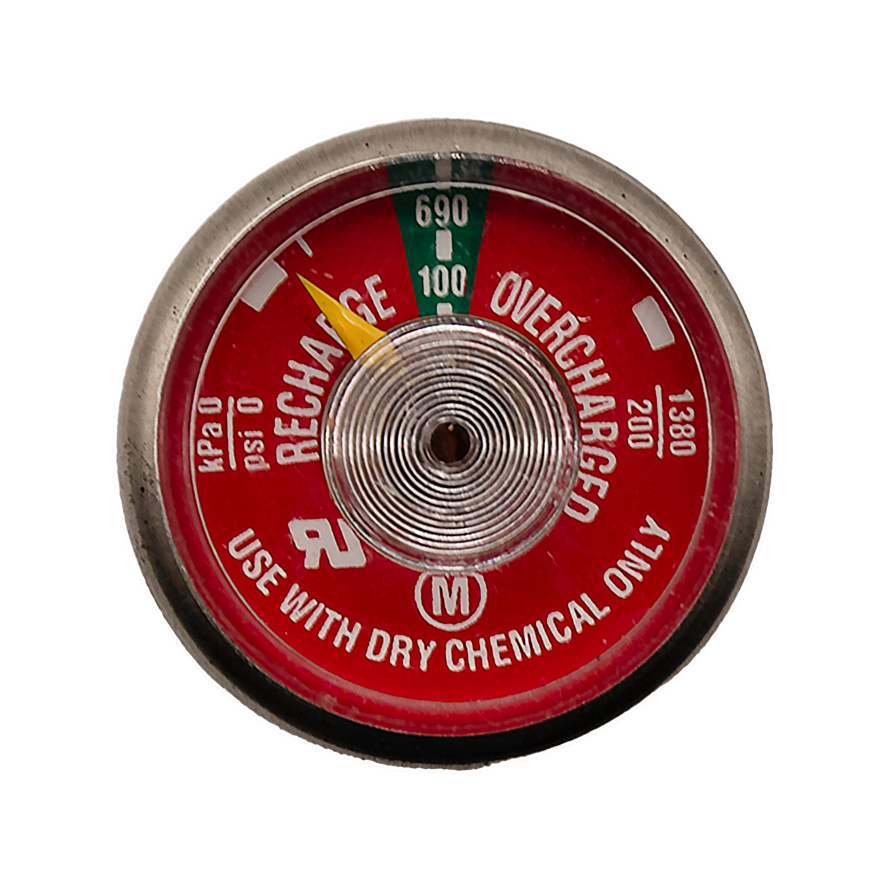 100 psi Dry Chemical Gauge